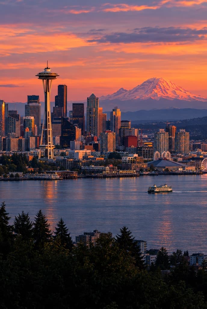 Seattle — Mountains meet the sound